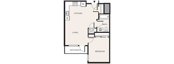 1 Bed 1 Bath  A8