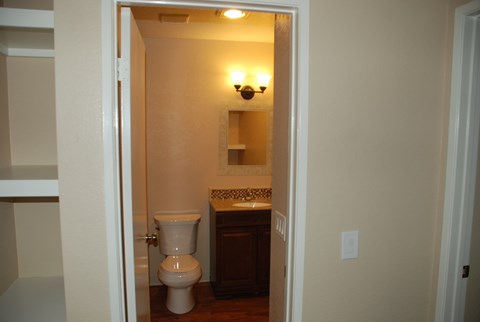 a small bathroom with a toilet and a sink