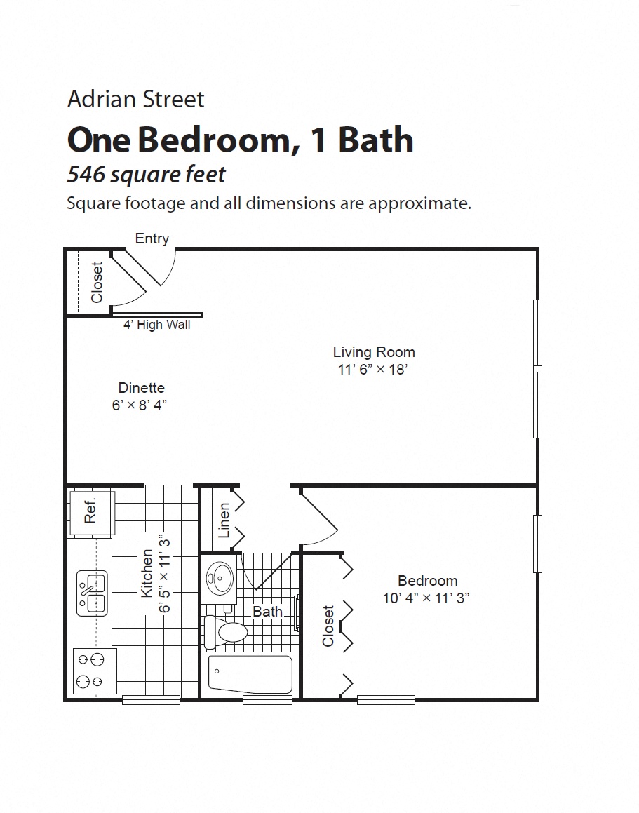 Adrian Street Flats floorplan