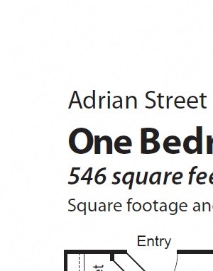 Adrian Street Flats floorplan Adrian Street Flats floorplan
