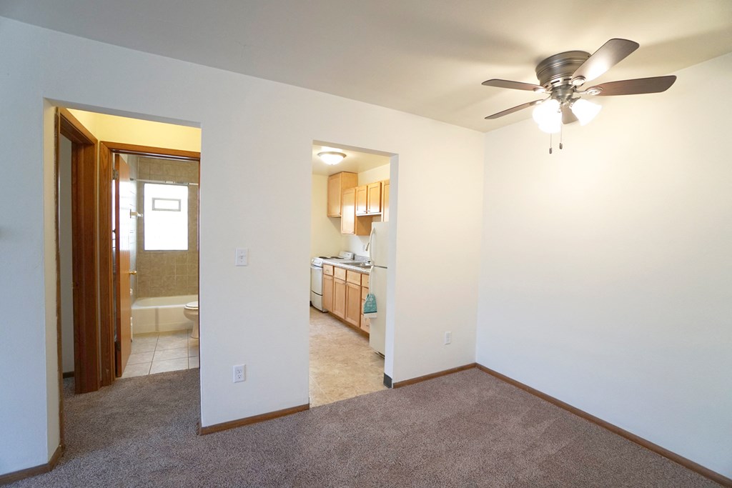 Adrian Street Flats Bedroom, St. Paul, Minnesota
