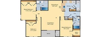 3 Bed  2 Bath