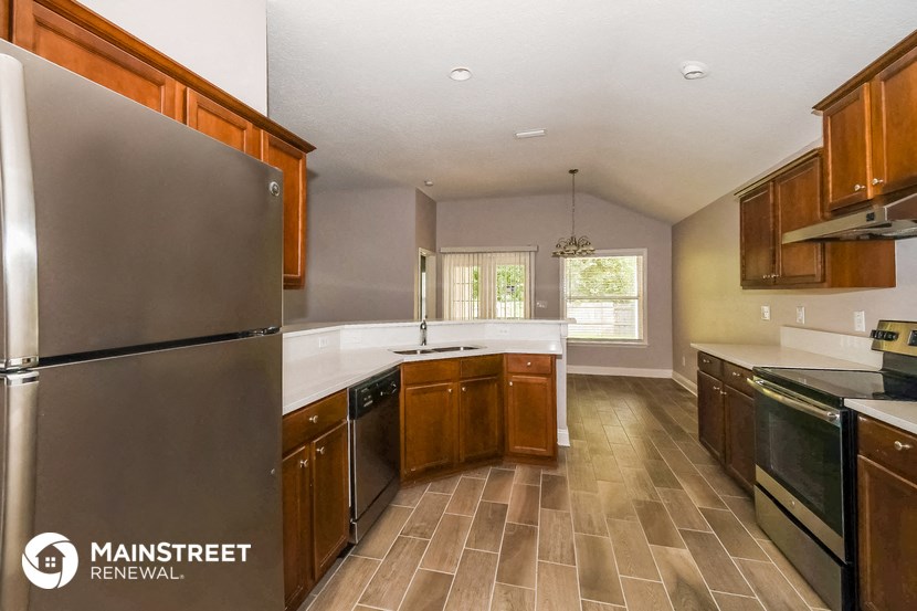 the kitchen is clean and ready for us to use