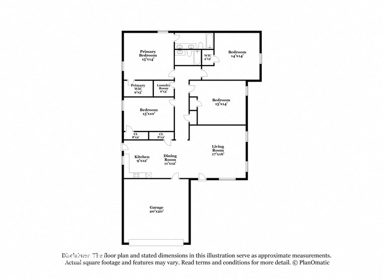 this is the floor plan of the second level of the home