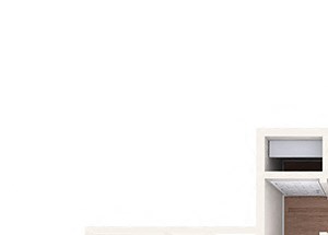 Hayes House - A6a - 1 bedroom and 1 bath - 3D Hayes House - A6a - 1 bedroom and 1 bath - 3D
