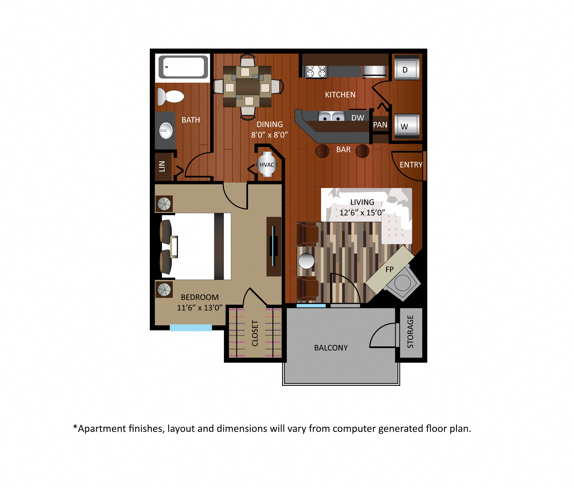 A2 Floorplan Gables West Port Colony