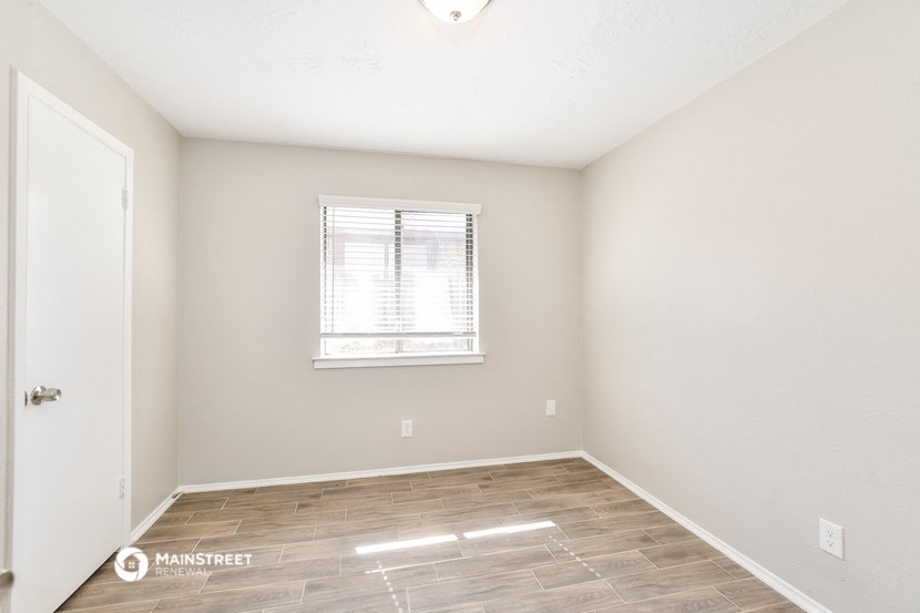 the spacious living room of our studio apartment at university heights affordable housing