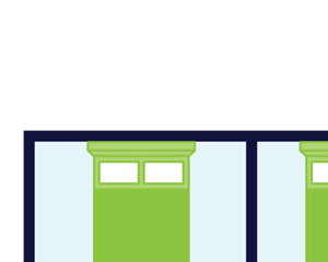 two bed apt floor plan
