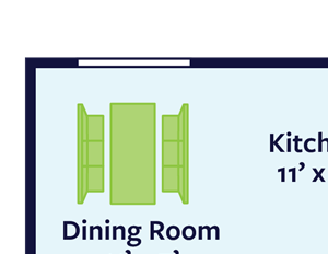 two bedroom townhome floor plan