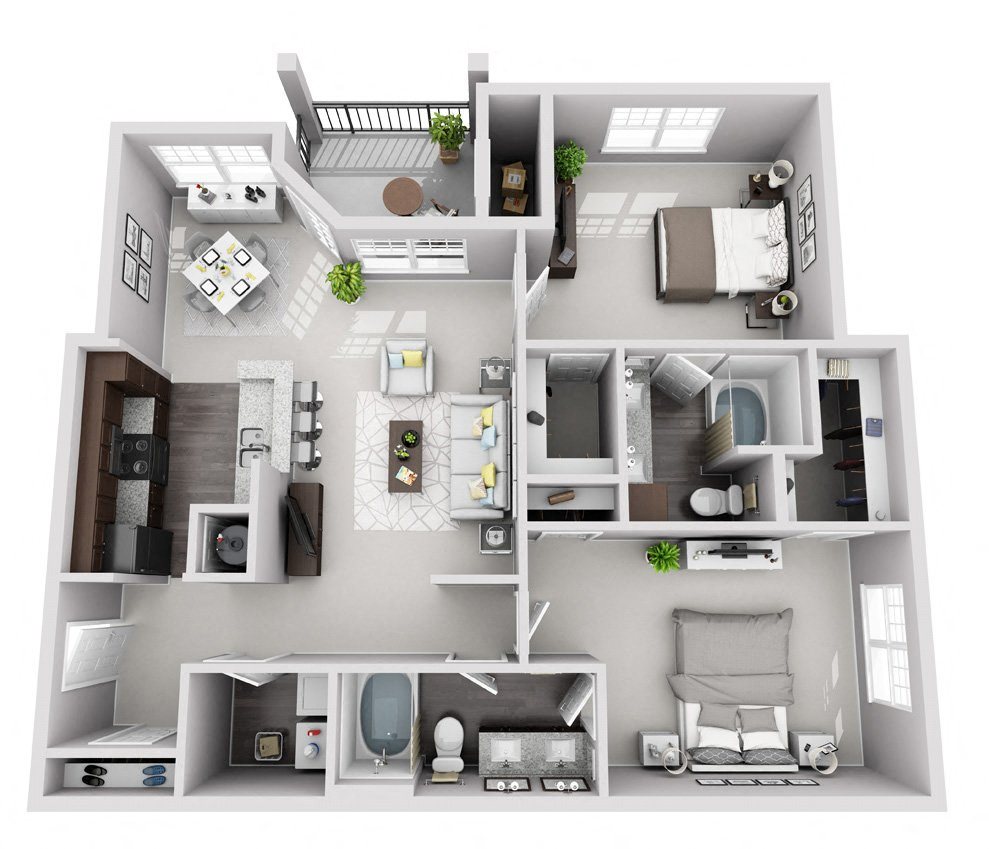 Aventura Crossroads - Two Bedroom Two Bath Aventura Crossroads - Two Bedroom Two Bath