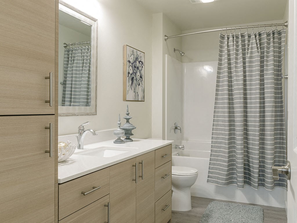 Bathroom Wide Shot at Harbor Heights 55+ Community, Washington, 98501