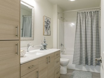 Bathroom Wide Shot Bathroom Wide Shot at Harbor Heights, Olympia, 98501