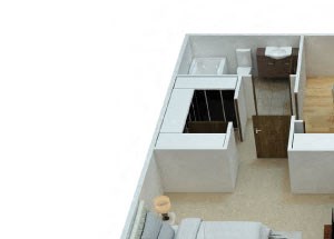 A1 Floorplan at Woodcreek Apartments in Las Vegas NV