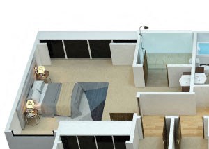C1 Floorplan at Woodcreek Apartments in Las Vegas NV