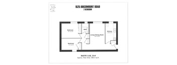 Two bedroom,one bathroom