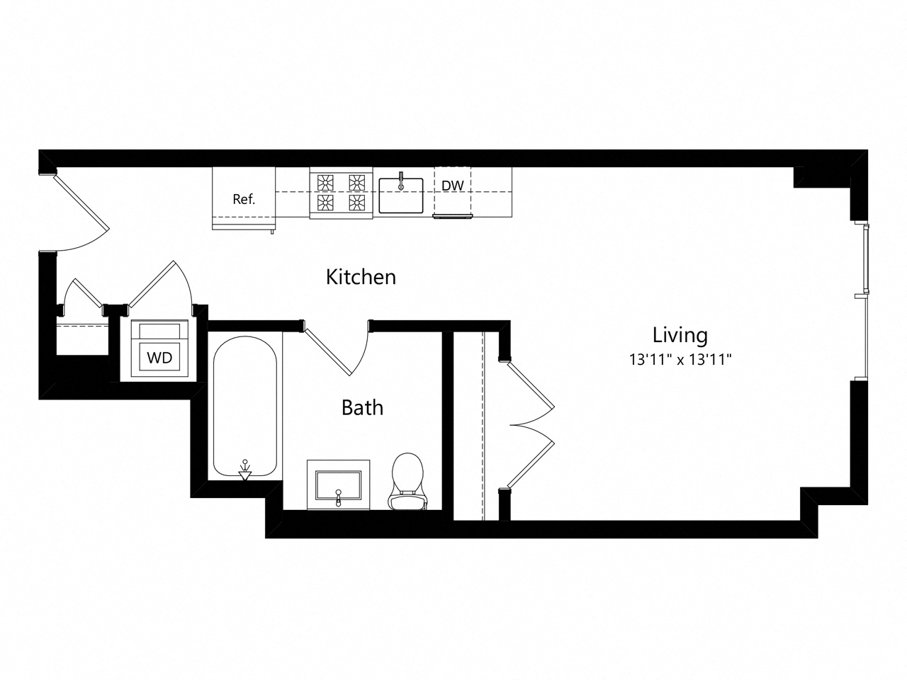 1201 Half ST SE Studio-3 Beds Apartment for Rent - Photo Gallery 87