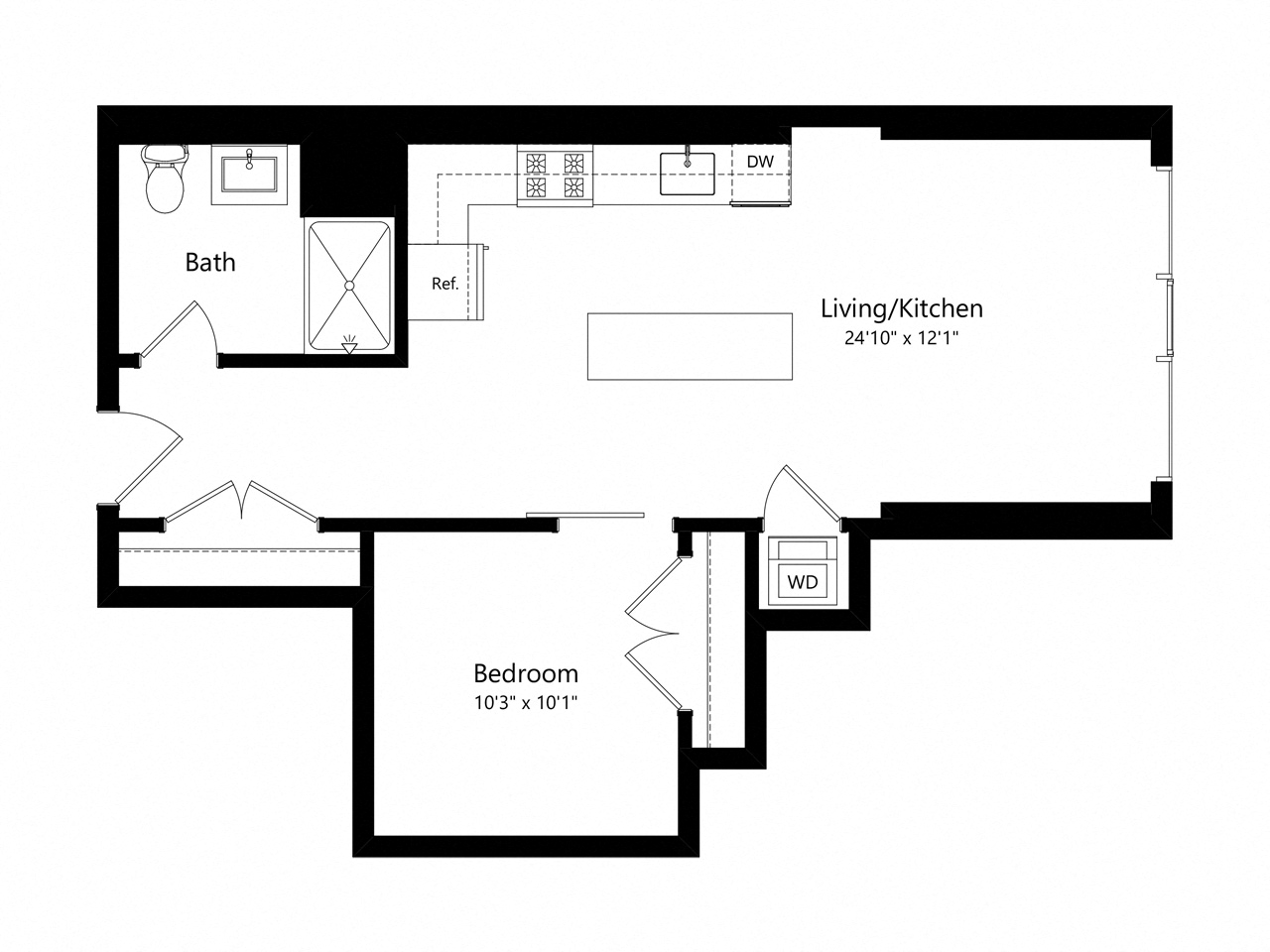 1201 Half ST SE Studio-3 Beds Apartment for Rent - Photo Gallery 49