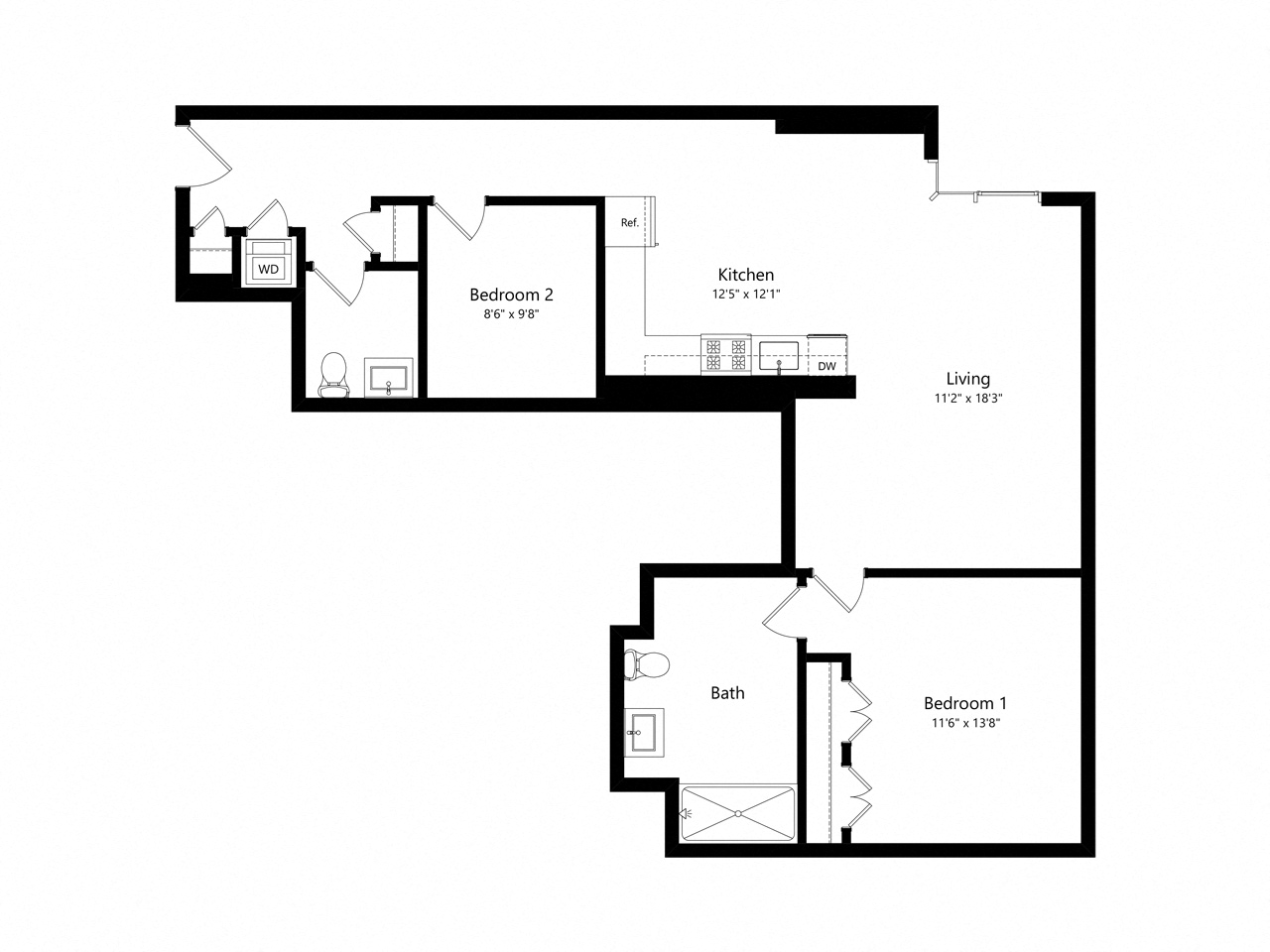 1201 Half ST SE Studio-3 Beds Apartment for Rent - Photo Gallery 40