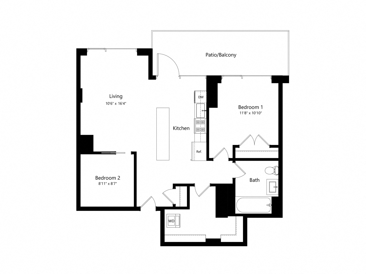 1201 Half ST SE Studio-3 Beds Apartment for Rent - Photo Gallery 38