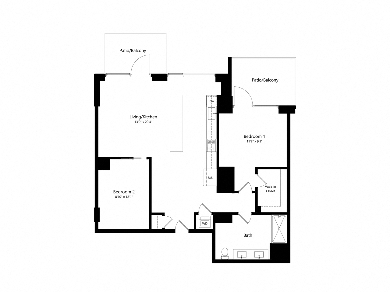 1201 Half ST SE Studio-3 Beds Apartment for Rent - Photo Gallery 39