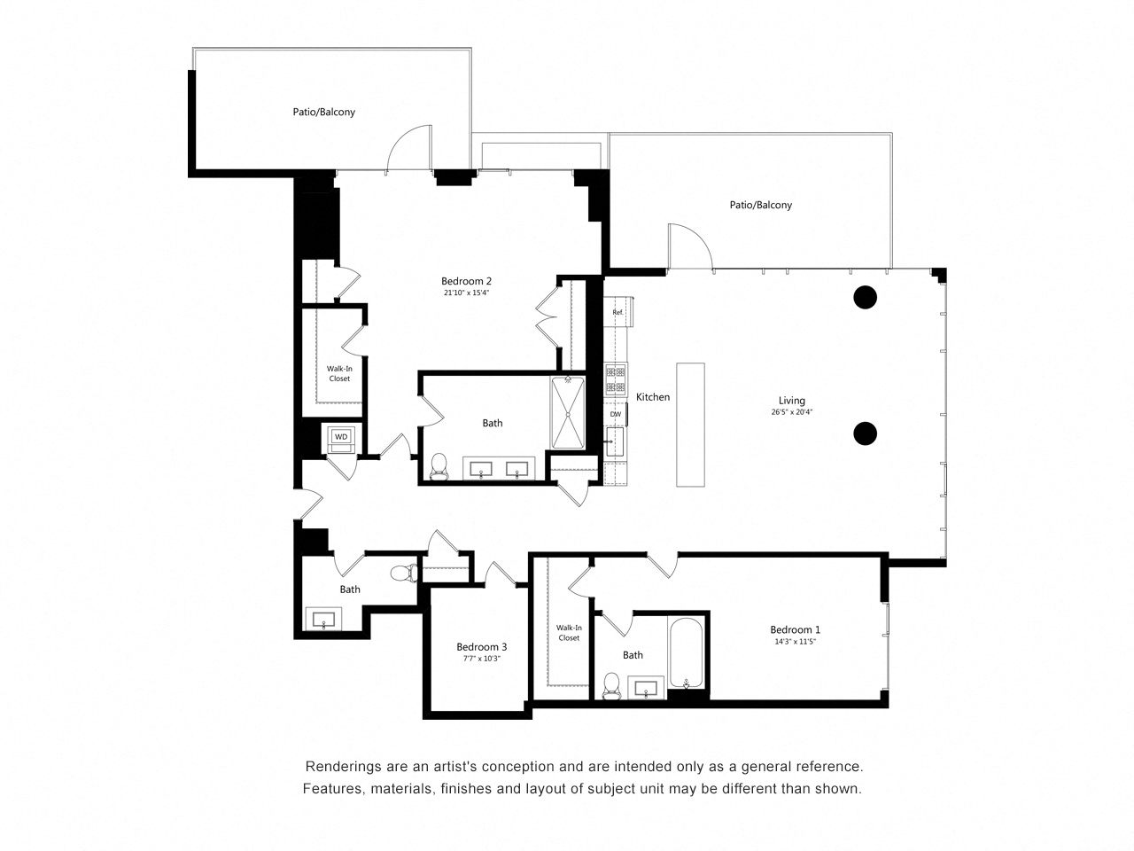 1201 Half ST SE Studio-3 Beds Apartment for Rent - Photo Gallery 76