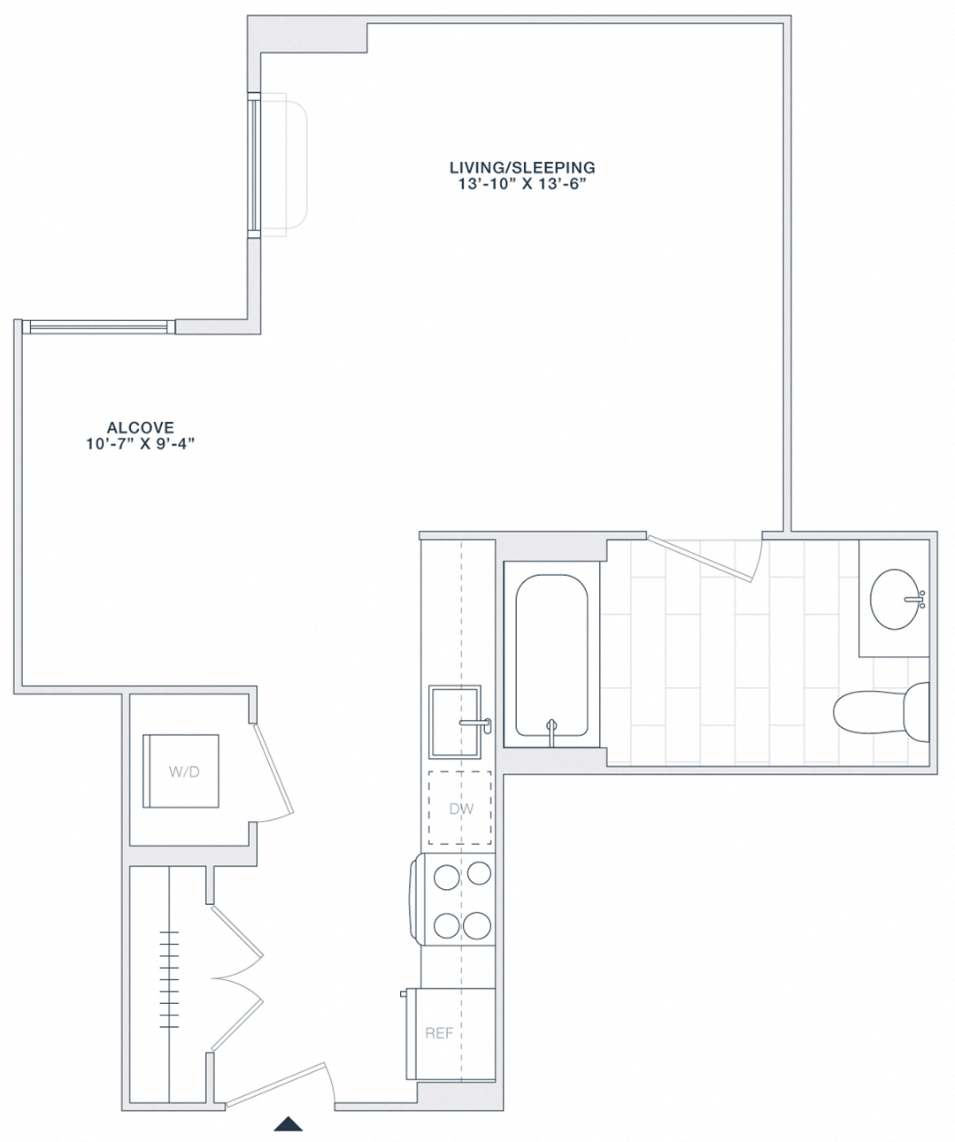 STUDIO 1 BATH 490 RSF