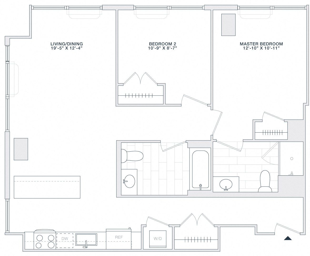 2 BED 2 BATH