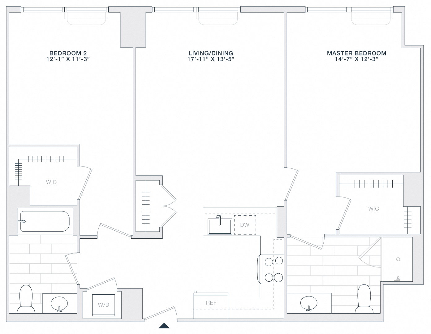 2 BED 2 BATH
