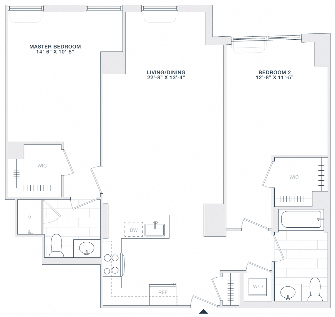 2 BED 2 BATH