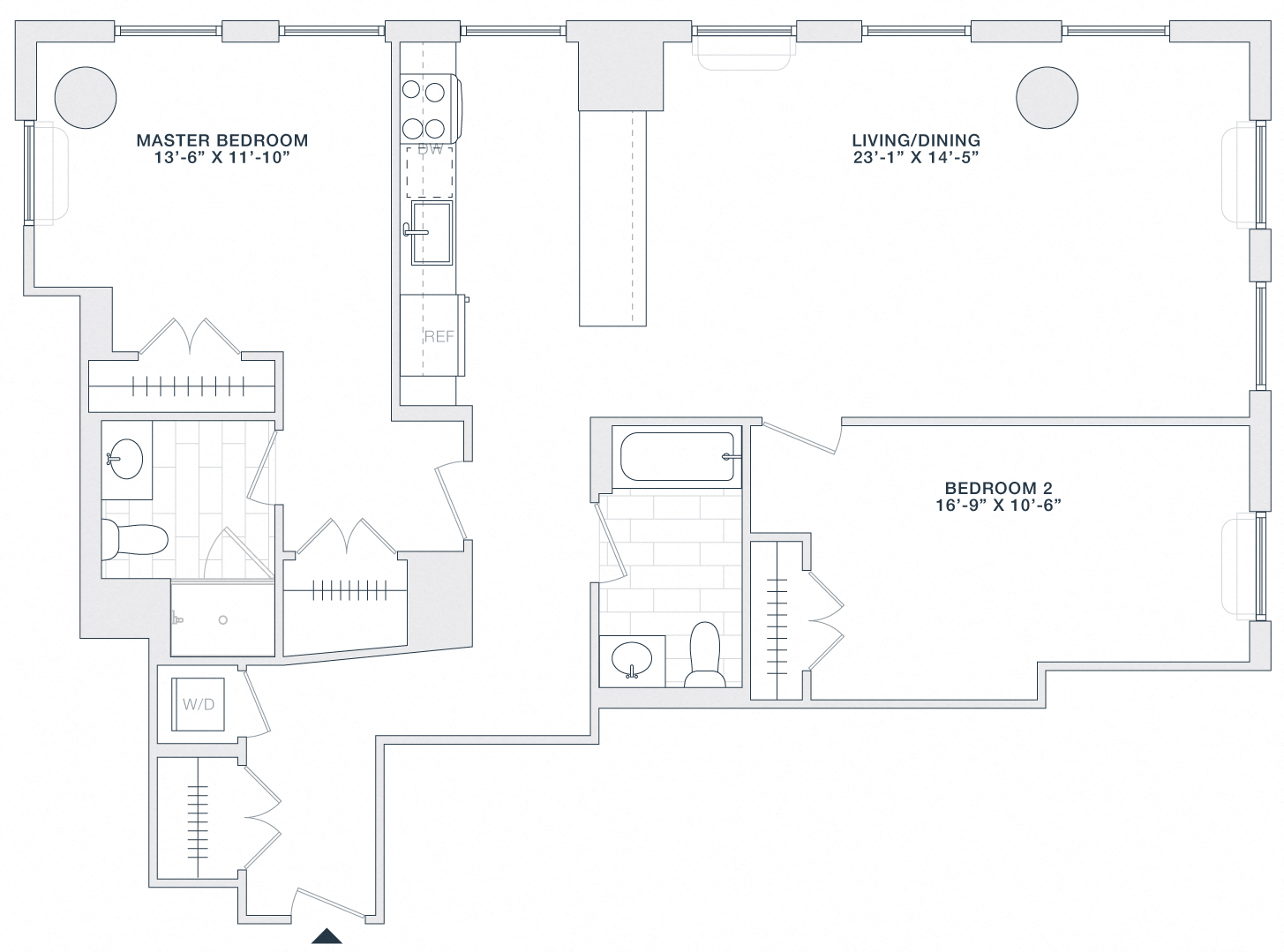 2 BED 2 BATH