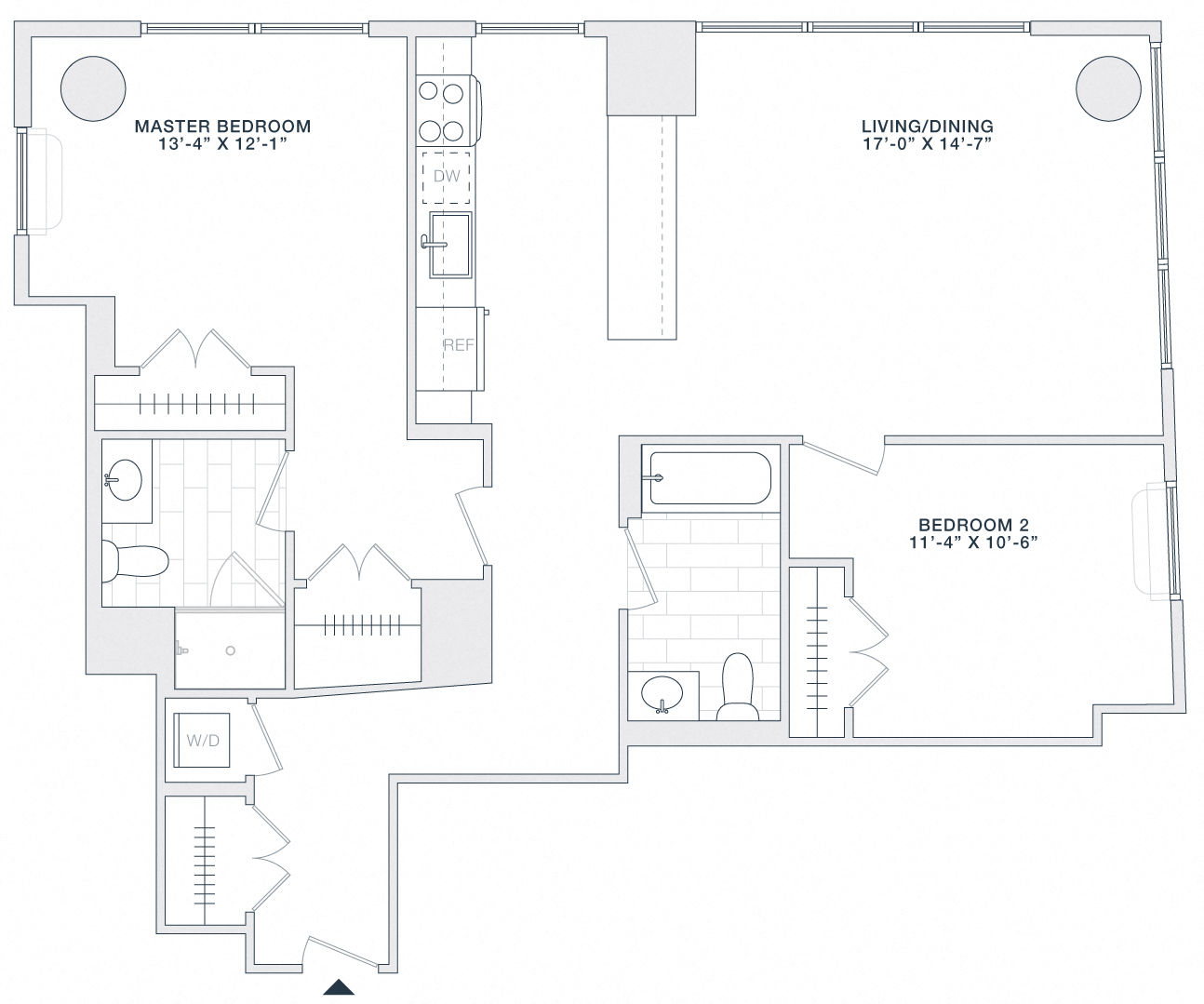 2 BED 2 BATH