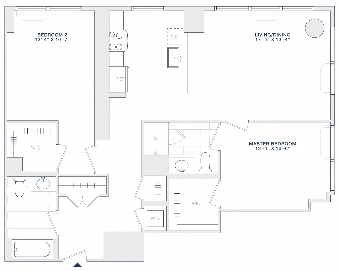 2 BED 2 BATH