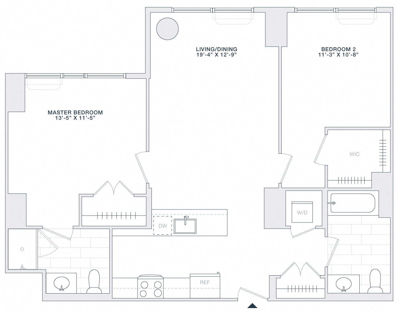2 BED 2 BATH