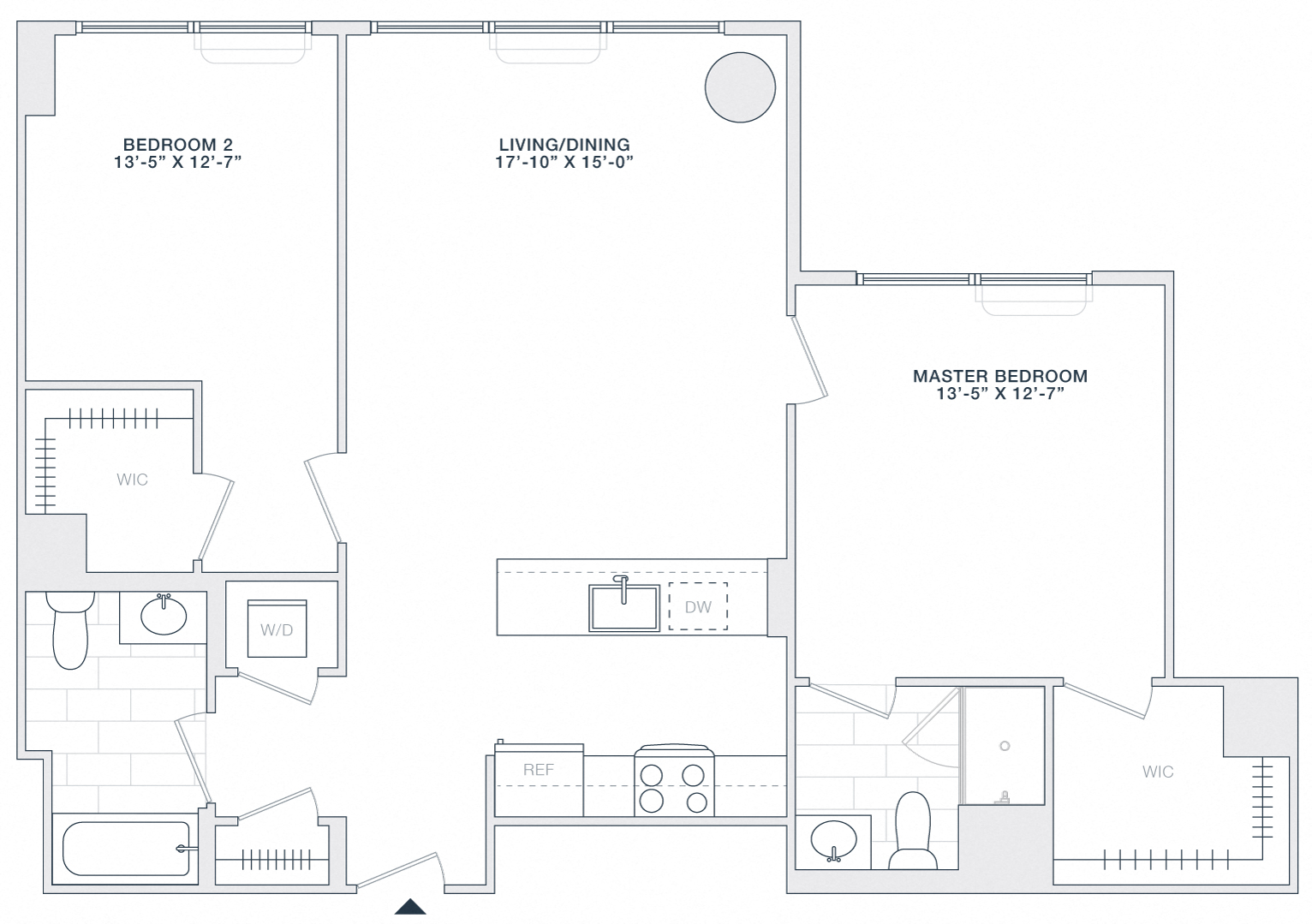 2 BED 2 BATH