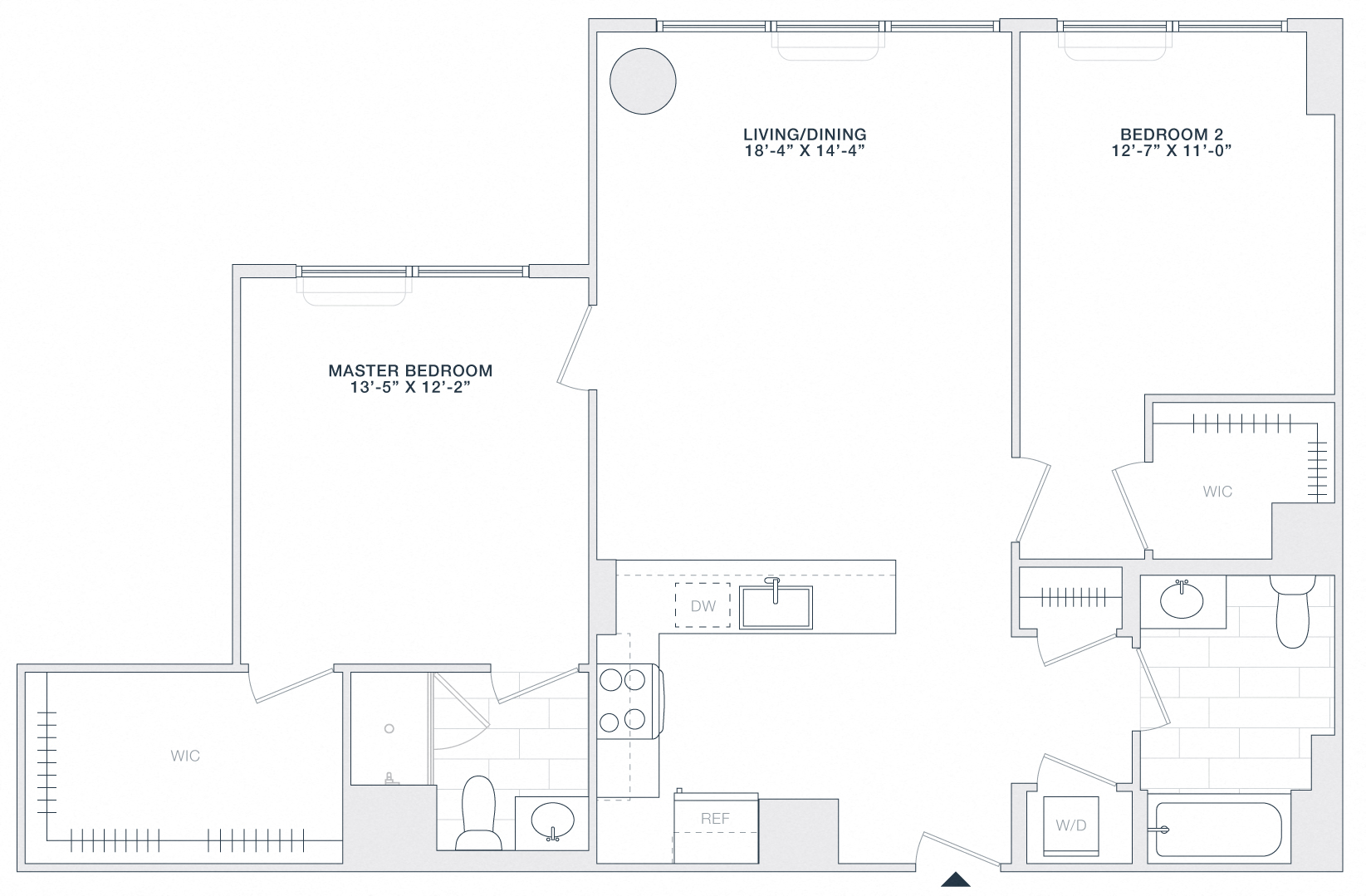 2 BED 2 BATH