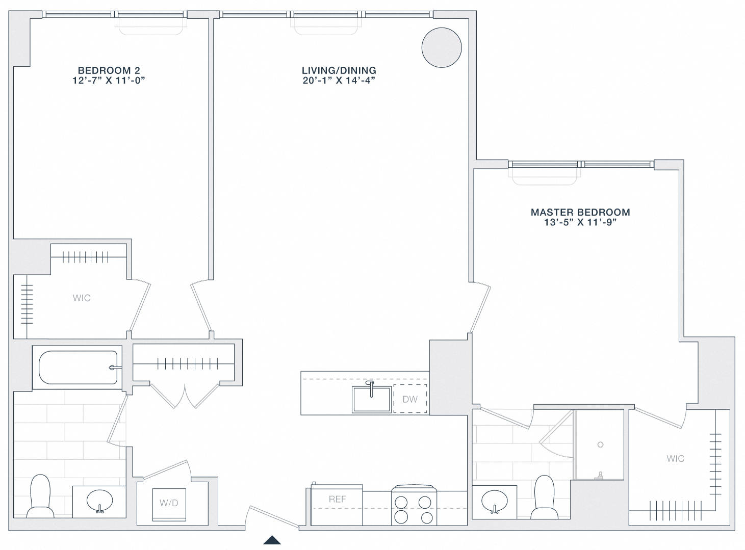 2 BED 2 BATH