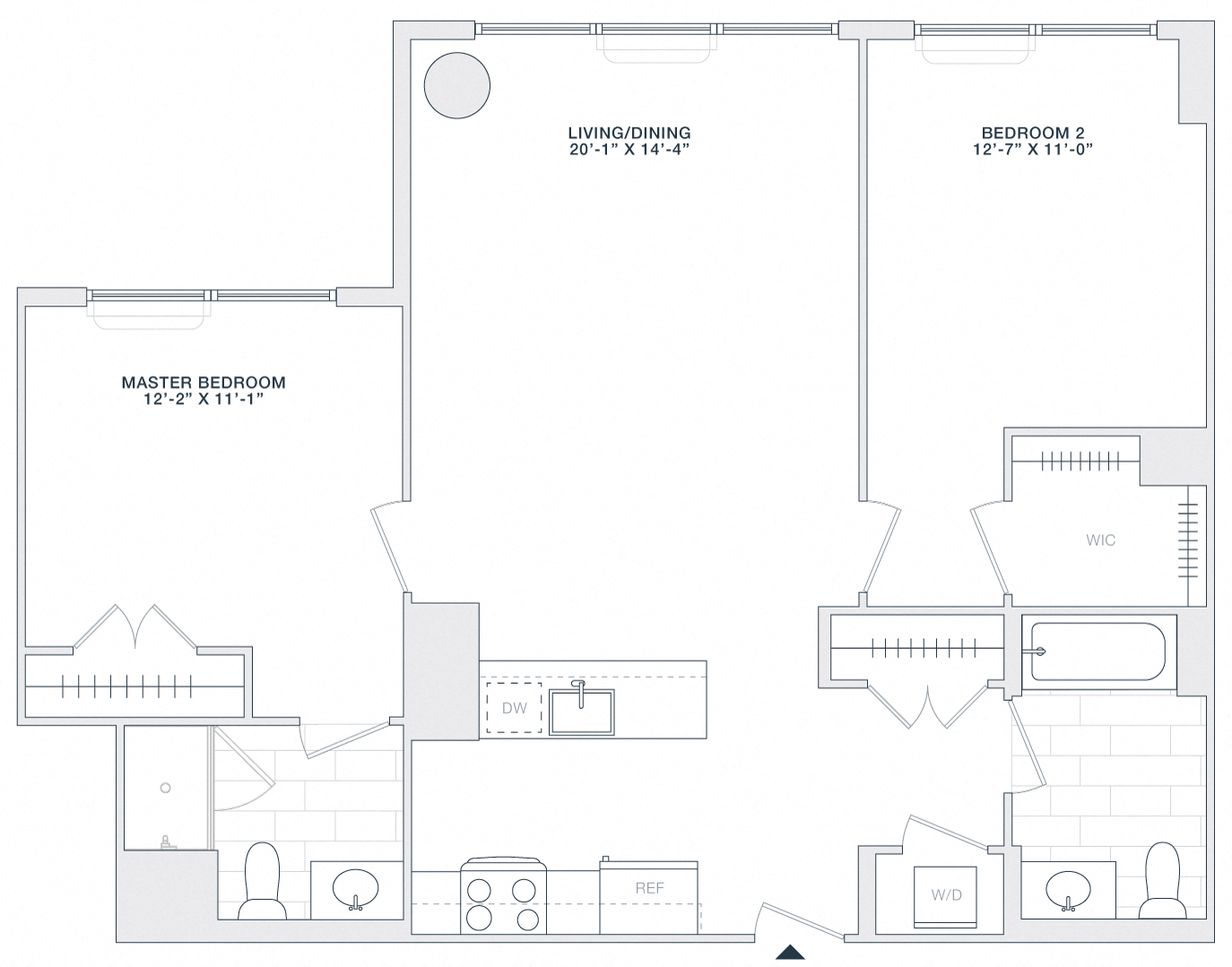 2 BED 2 BATH