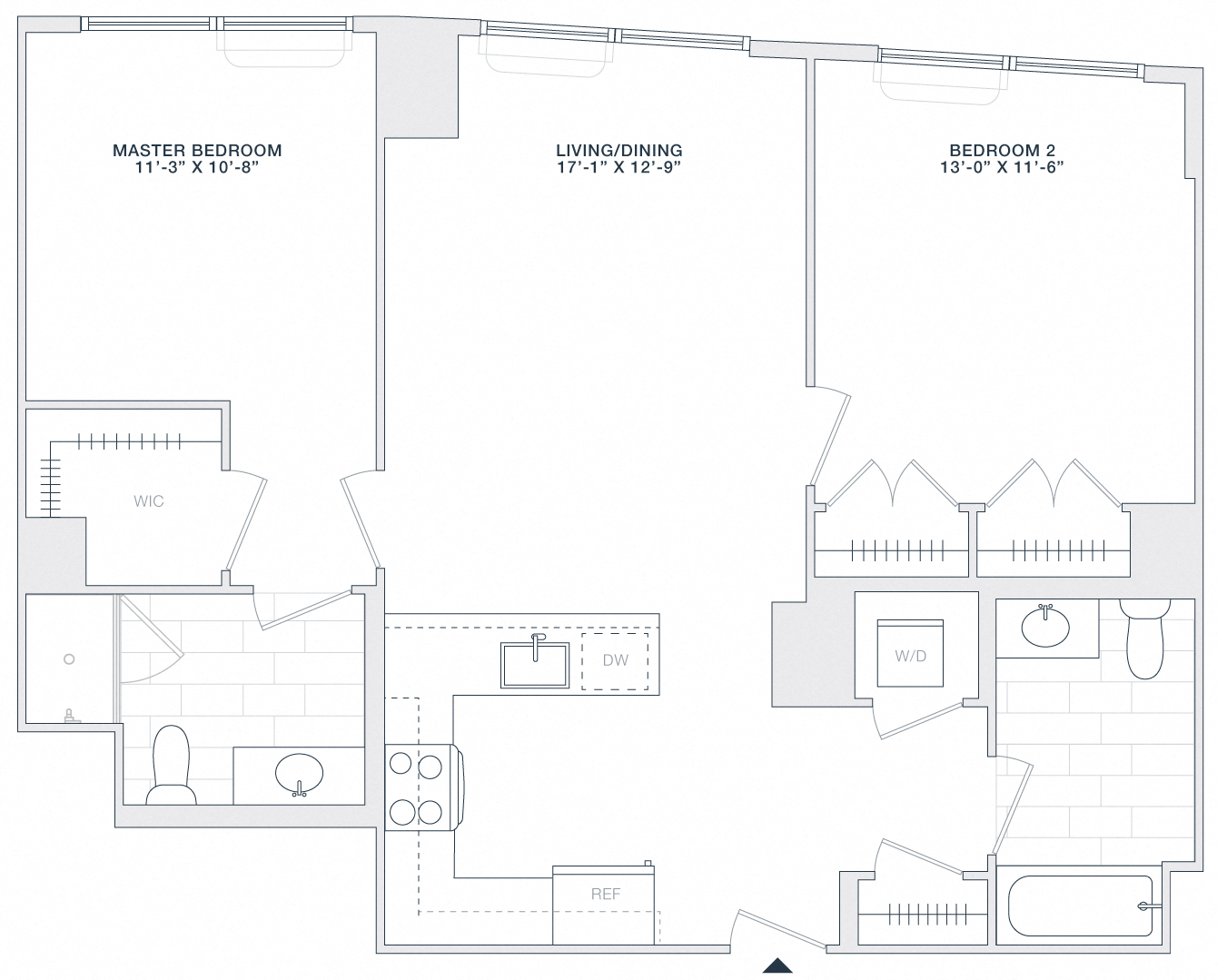 2 BED 2 BATH