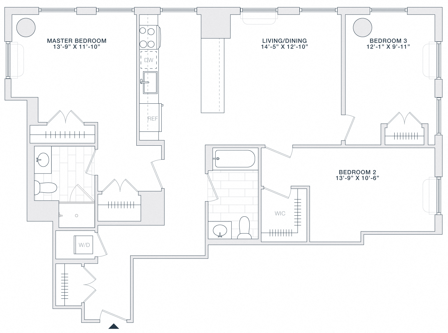 3 BED 2 BATH
