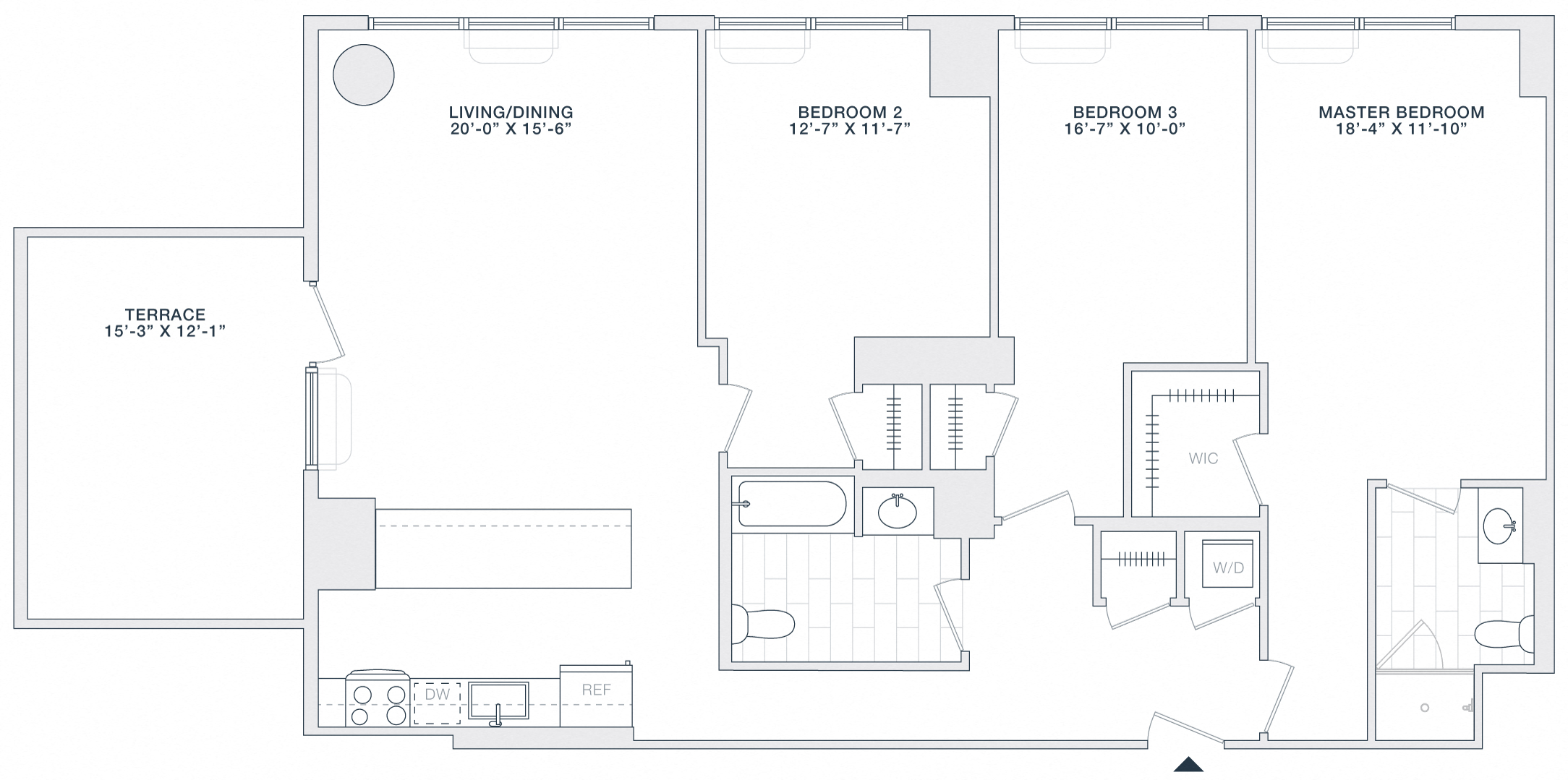 3 BED 2 BATH