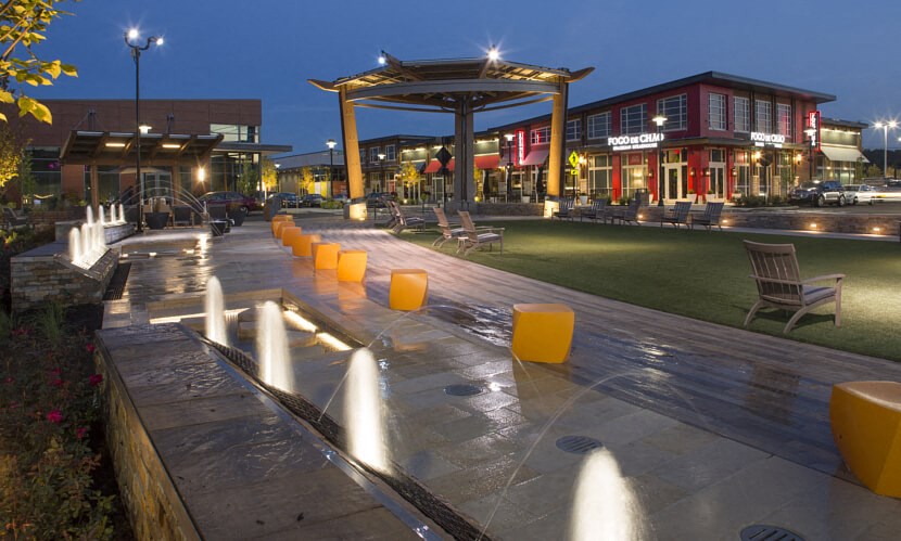Marvelous Fountain And Garden View at Indigo 301 Apartments, Pennsylvania, 19406