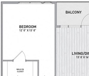2 BED 2 BATH Floor Plan 2 BED 2 BATH Floor Plan at Indigo 301, Pennsylvania