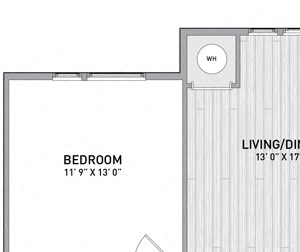 2 BED 2 BATH Floor Plan 2 BED 2 BATH Floor Plan at Indigo 301, King of Prussia, 19406