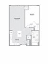 Beautiful 1 BED 1 BATH Floor Plan Beautiful 1 BED 1 BATH Floor Plan at Indigo 301, King of Prussia, Pennsylvania