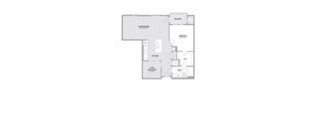 Spacious 1 BED 1 BATH w/ DEN Floor Plan at Indigo 301 Apartments, King of Prussia, PA