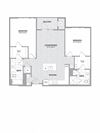 2 BED 2 BATH Floor Plan 2 BED 2 BATH Floor Plan at Indigo 301, King of Prussia