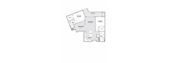 Beautiful 2 BED 2 BATH Floor Plan at Indigo 301 Apartments, King of Prussia, PA, 19406