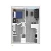 1 Bed / 1 Bath