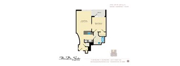 The DeSoto 07 Floor Plan at The DeSoto Apartments, Washington DC, 20005