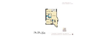 The DeSoto 08 Floor Plan at The DeSoto Apartments, Washington, DC, 20005